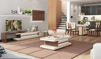 茶幾電視柜系列 | Ailu507 工業(yè)風(fēng)與現(xiàn)代生活的完美融合